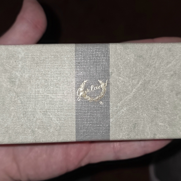 Garland AFSCME Gold Tone & Chrome Bubble Top Pen & Pencil Set with Box - Picture 3 of 7